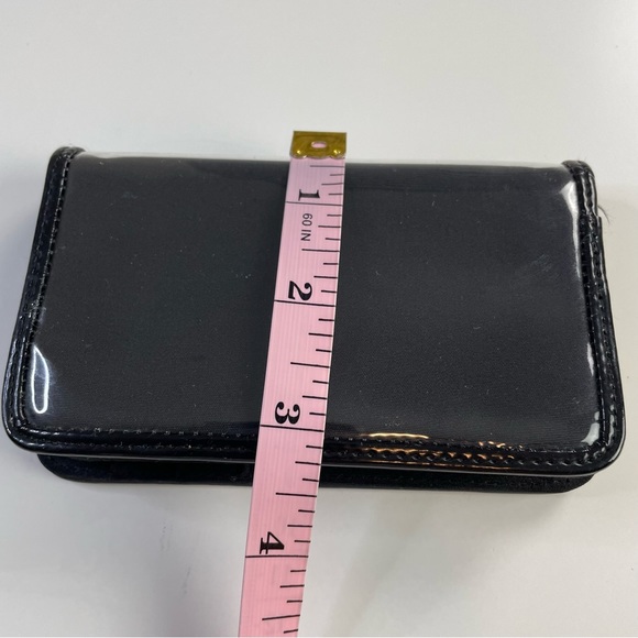 BUXTON Black Patent ID Credit Card Wallet Purse - Picture 4 of 10